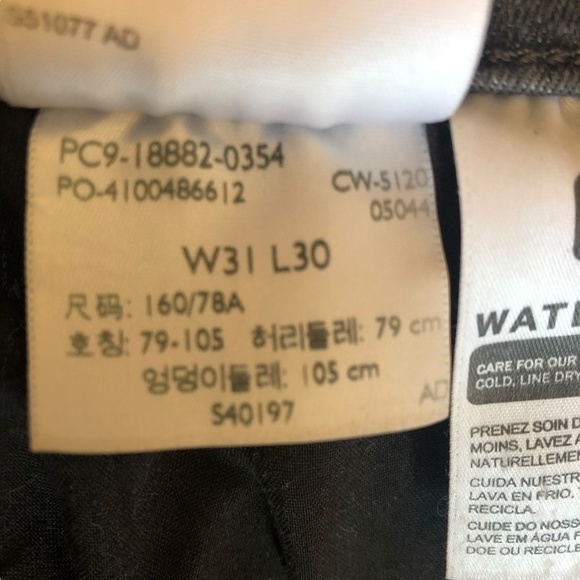 Levi’s 721 High Rise Skinny Jeans True Grit Soft Black Size 31 Premium Denim - Picture 15 of 16